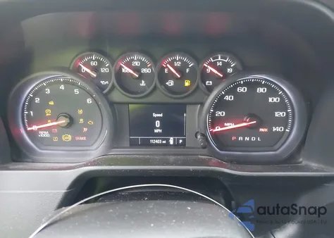 2020 Chevrolet Silverado 1500 2Wd Double Cab Standard Bed Custom из США, поврежденный, VIN 1GCRWBEH7LZ317273